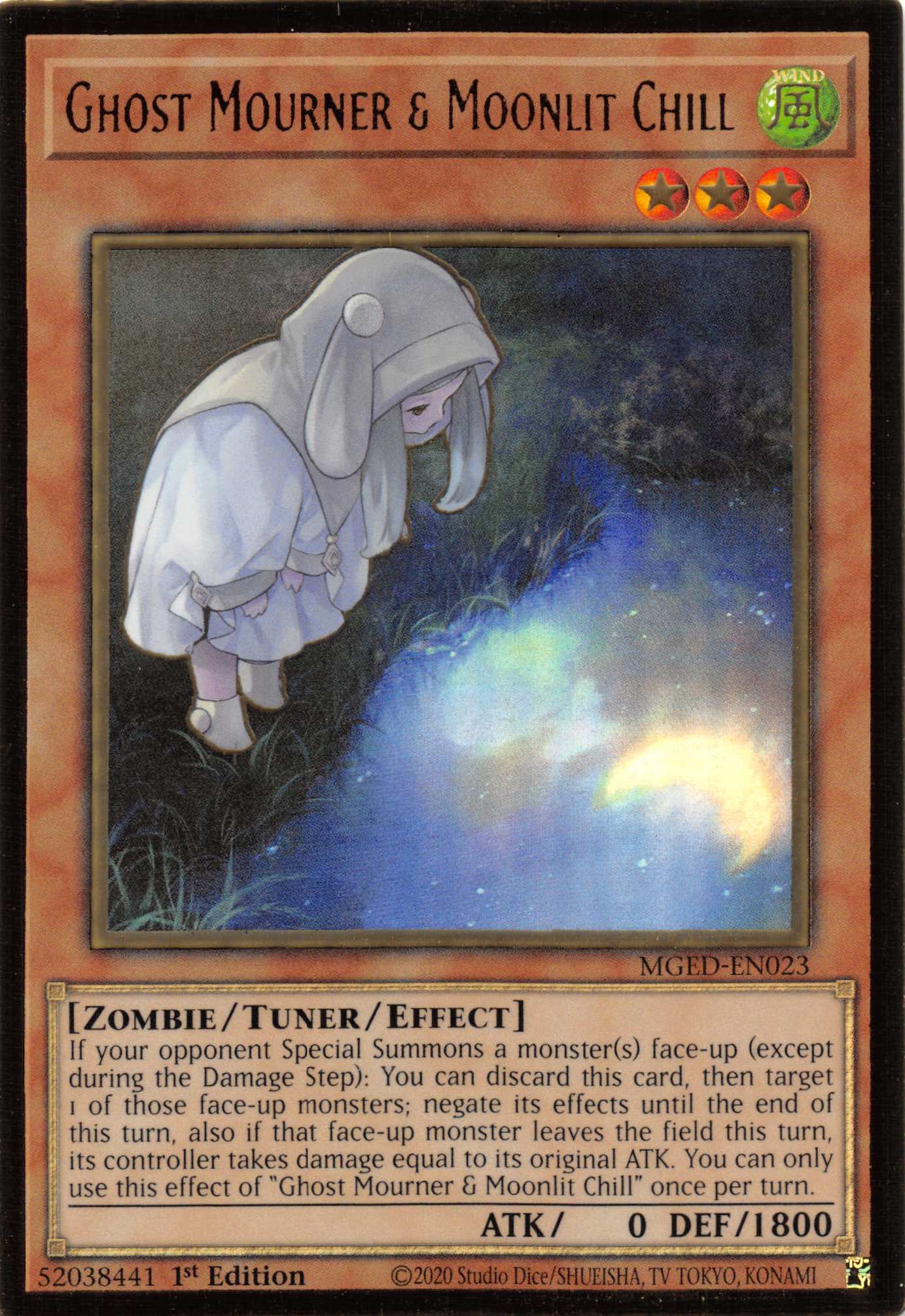 Ghost Mourner & Moonlit Chill (Alternate Art) [MGED-EN023] Gold Rare | Game Haven TX