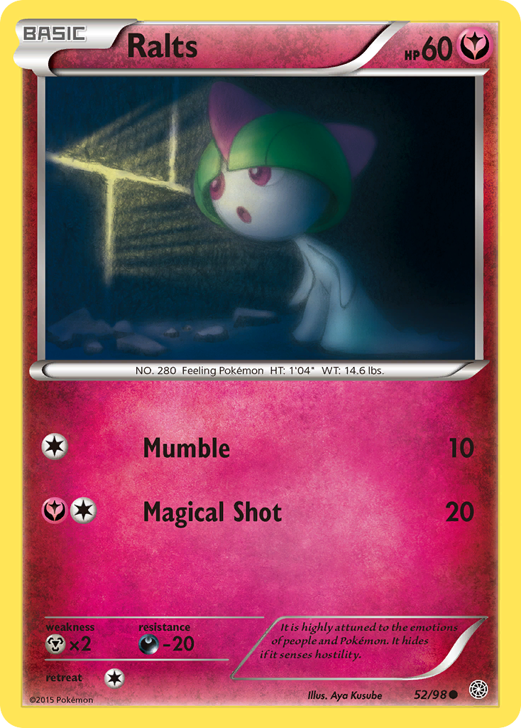 Ralts (52/98) [XY: Ancient Origins] | Game Haven TX