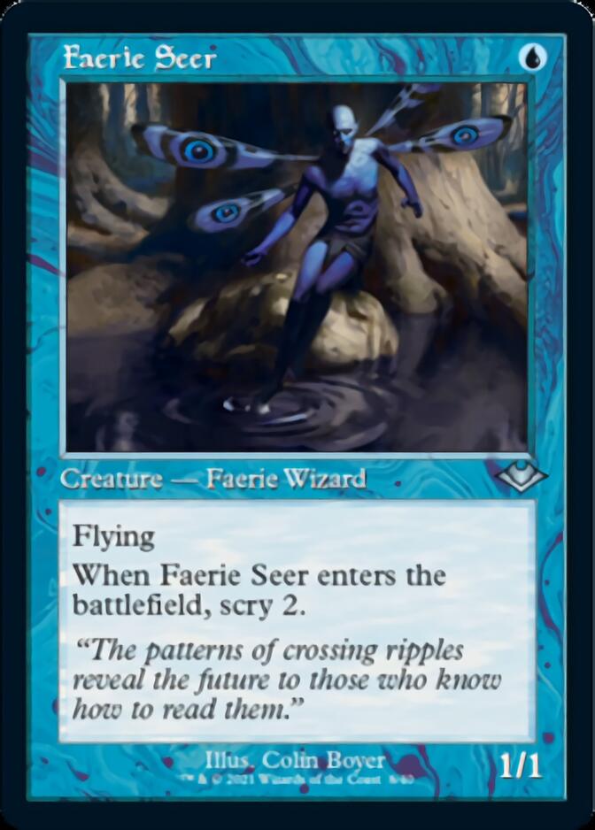 Faerie Seer (Retro Etched Foil) [Modern Horizons 2] | Game Haven TX