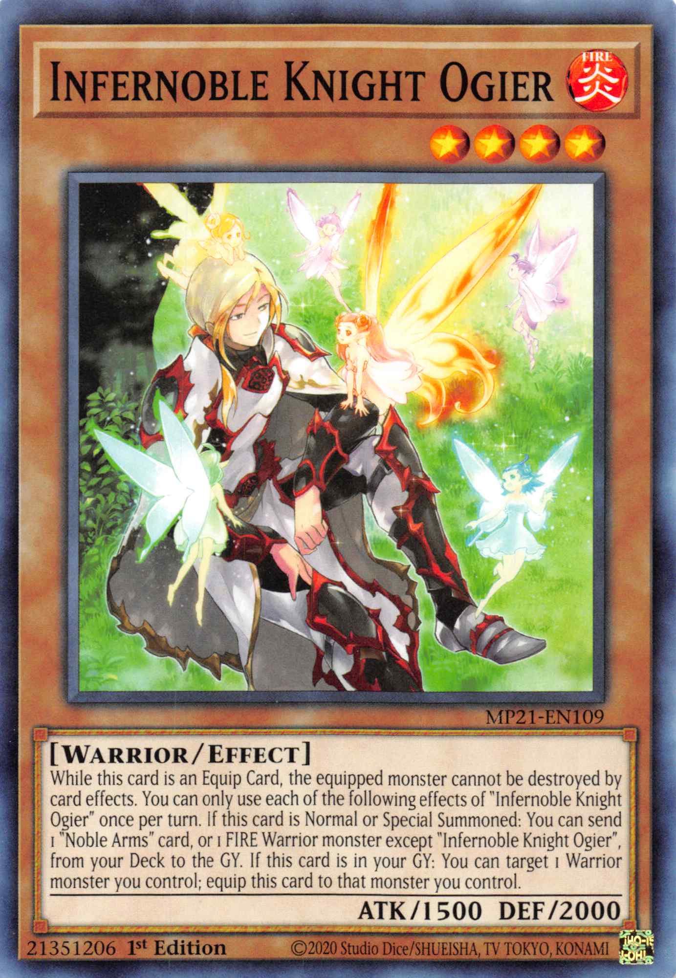 Infernoble Knight Ogier [MP21-EN109] Common | Game Haven TX