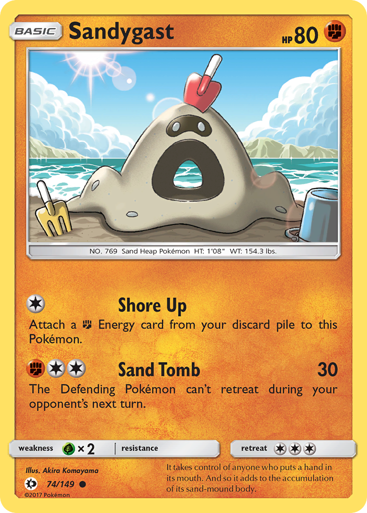Sandygast (74/149) [Sun & Moon: Base Set] | Game Haven TX