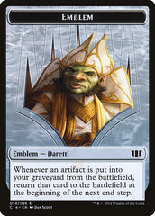 Daretti, Scrap Savant Emblem // Tuktuk the Returned Double-sided Token [Commander 2014 Tokens] | Game Haven TX