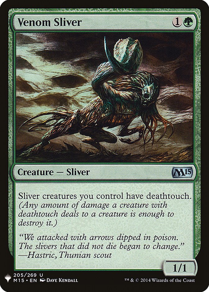 Venom Sliver [Mystery Booster] | Game Haven TX