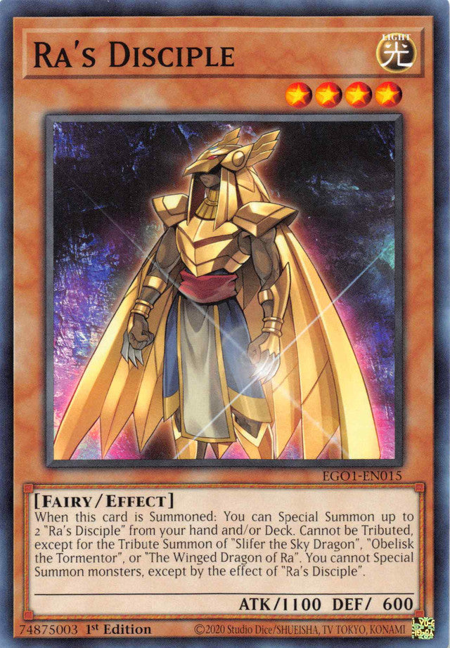 Ra's Disciple [EGO1-EN015] Common | Game Haven TX