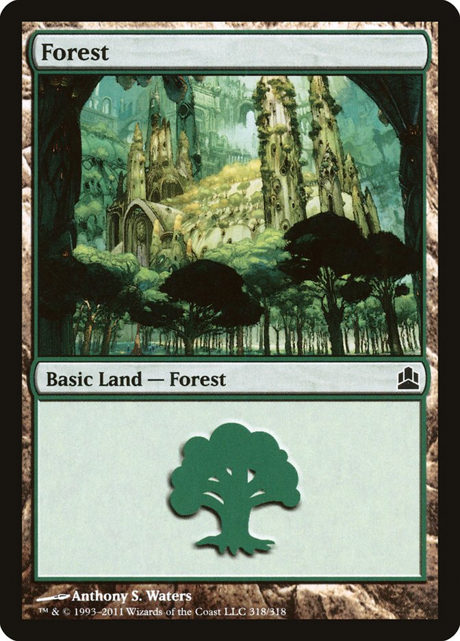 Forest (318) [Commander 2011] | Game Haven TX