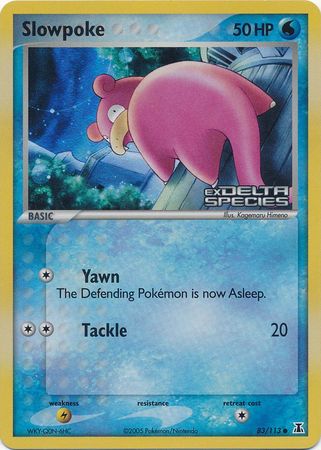 Slowpoke (83/113) (Stamped) [EX: Delta Species] | Game Haven TX