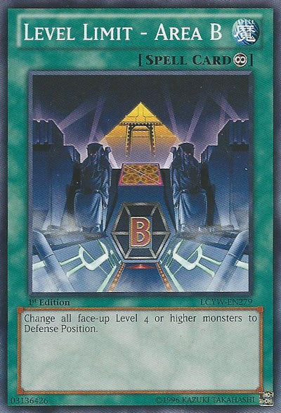 Level Limit - Area B [LCYW-EN279] Common | Game Haven TX