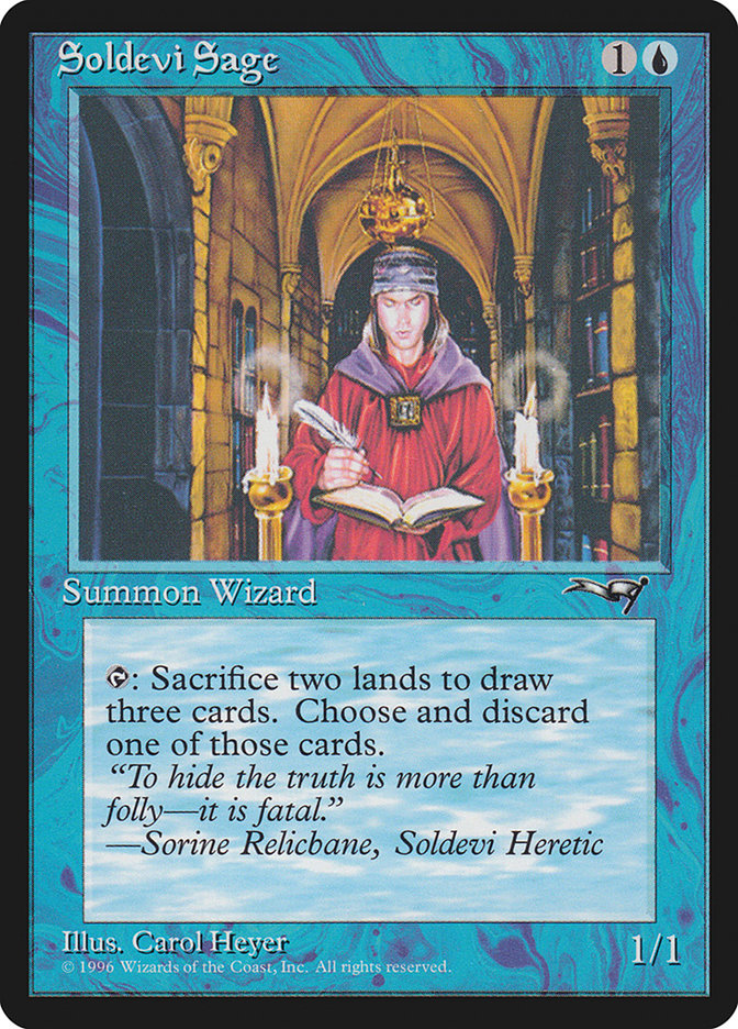Soldevi Sage (Standing) [Alliances] | Game Haven TX