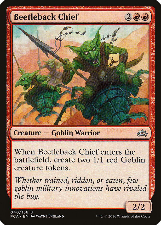 Beetleback Chief [Planechase Anthology] | Game Haven TX