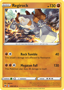 Regirock (089/185) [Sword & Shield: Vivid Voltage] | Game Haven TX