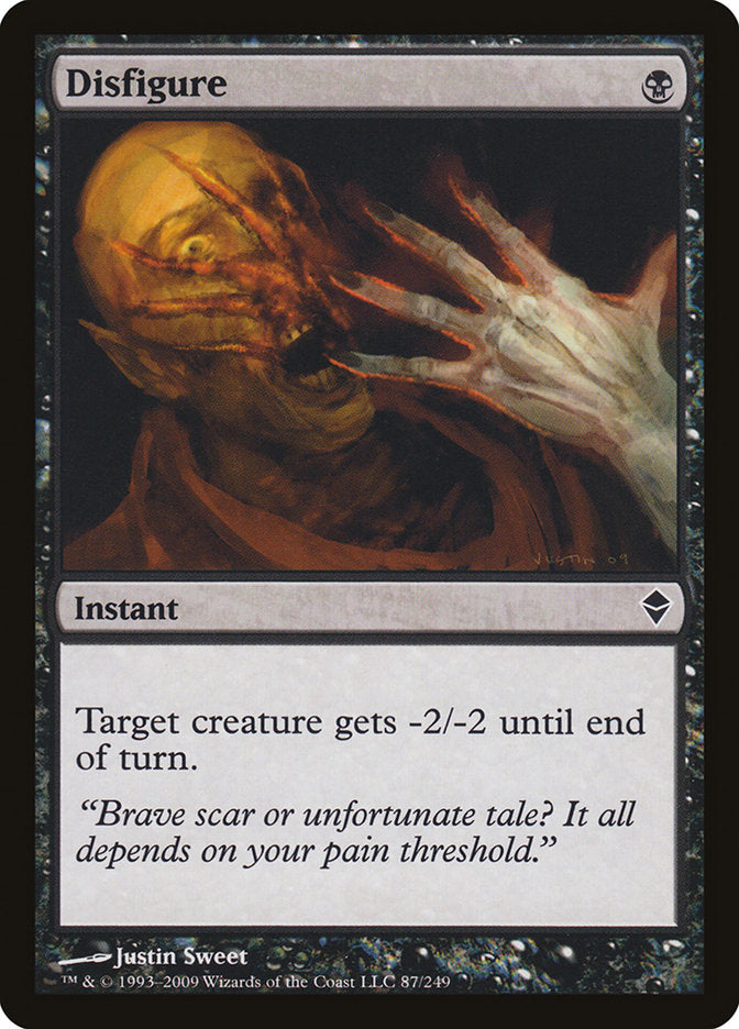Disfigure [Zendikar] | Game Haven TX
