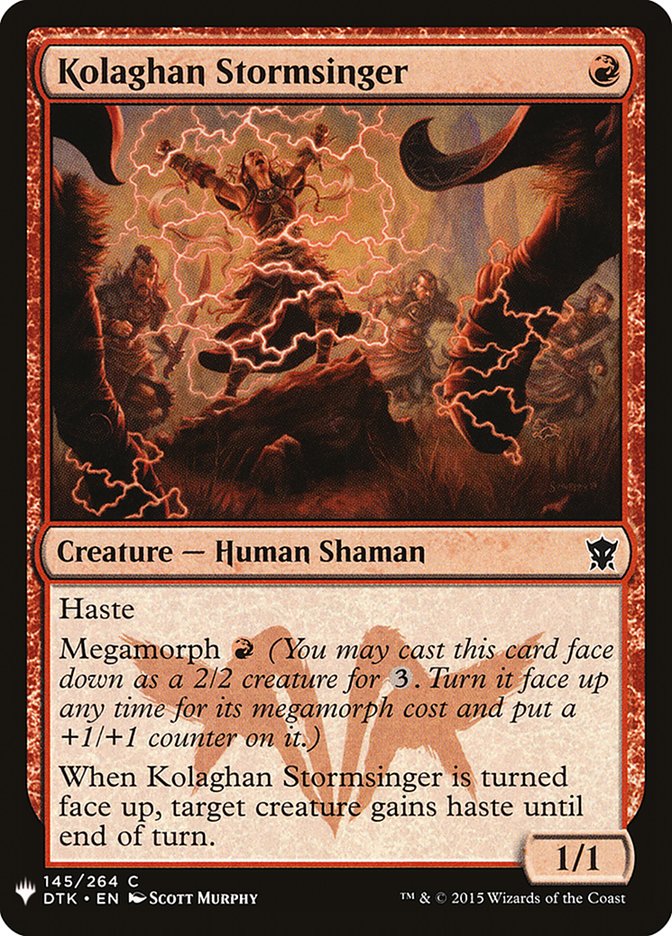 Kolaghan Stormsinger [Mystery Booster] | Game Haven TX