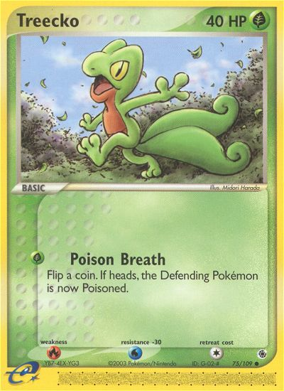 Treecko (75/109) [EX: Ruby & Sapphire] | Game Haven TX