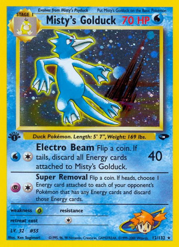 Misty's Golduck (12/132) [Gym Challenge 1st Edition] | Game Haven TX