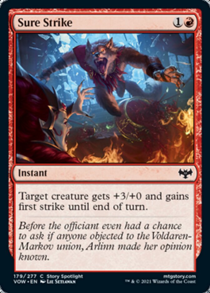 Sure Strike [Innistrad: Crimson Vow] | Game Haven TX