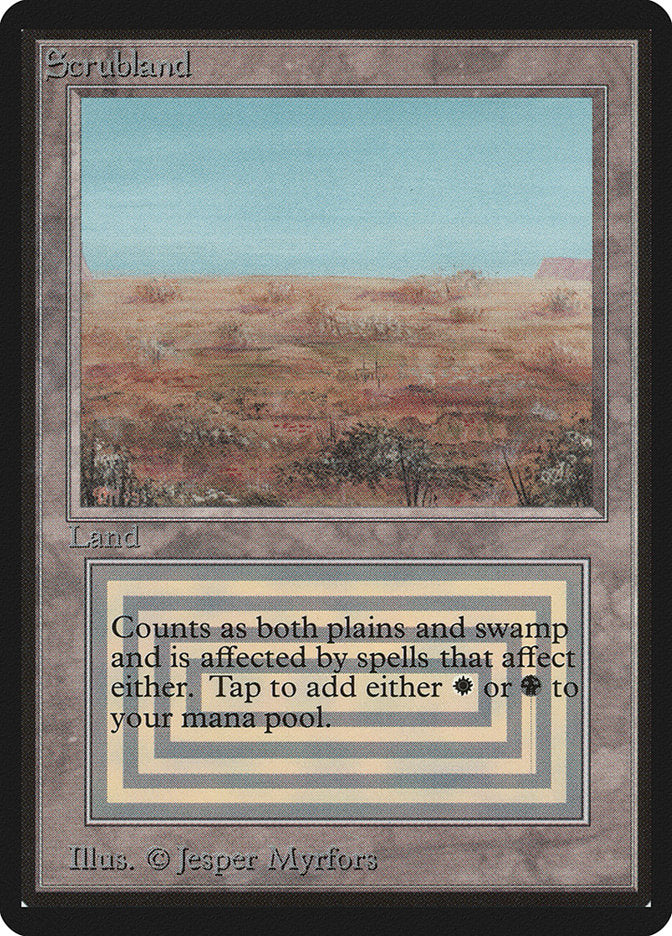 Scrubland [Limited Edition Beta] | Game Haven TX
