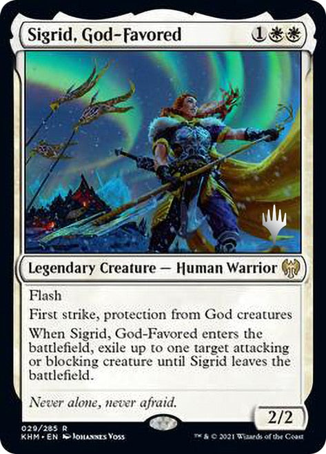 Sigrid, God-Favored [Kaldheim Promo Pack] | Game Haven TX