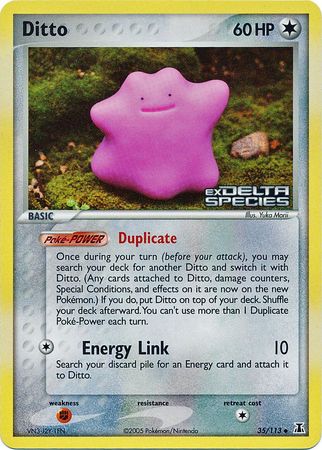 Ditto (35/113) (Stamped) [EX: Delta Species] | Game Haven TX