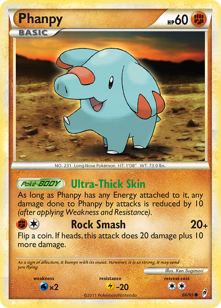 Phanpy (66/95) [HeartGold & SoulSilver: Call of Legends] | Game Haven TX