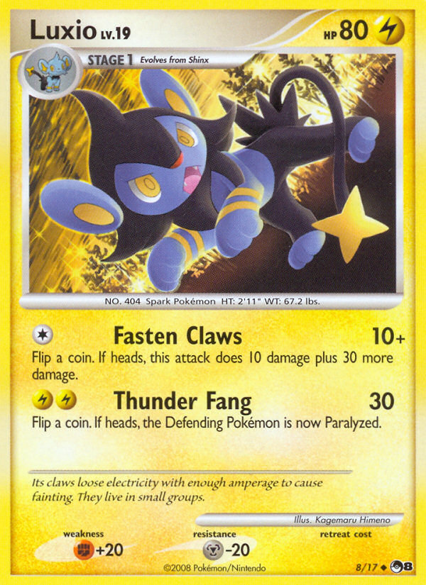 Luxio (8/17) [POP Series 8] | Game Haven TX