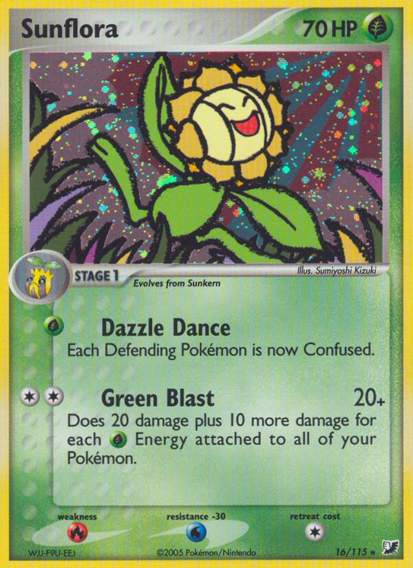 Sunflora (16/115) [EX: Unseen Forces] | Game Haven TX