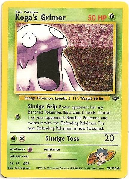Koga's Grimer (78/132) [Gym Challenge Unlimited] | Game Haven TX