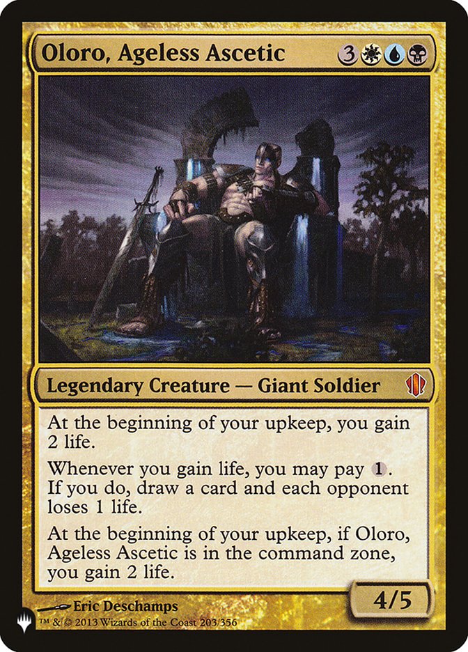 Oloro, Ageless Ascetic [The List] | Game Haven TX