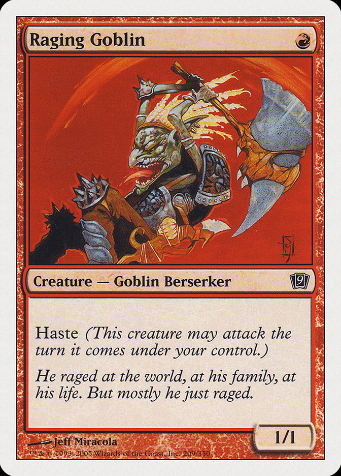 Raging Goblin [Ninth Edition] | Game Haven TX