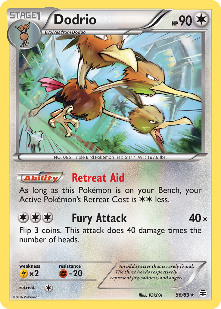 Dodrio (56/83) [XY: Generations] | Game Haven TX