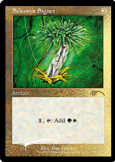 Selesnya Signet (Retro) (Etched Foil) [Secret Lair Drop Series] | Game Haven TX