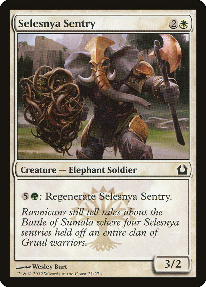 Selesnya Sentry [Return to Ravnica] | Game Haven TX