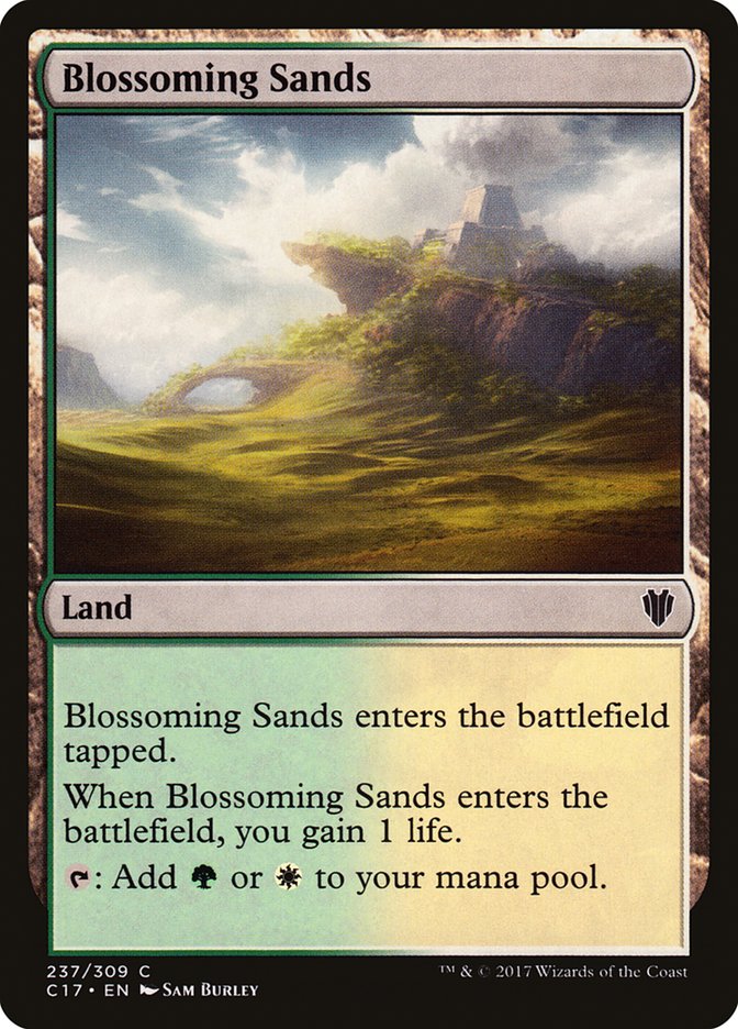 Blossoming Sands [Commander 2017] | Game Haven TX