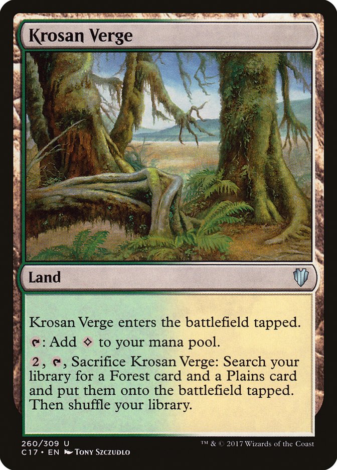 Krosan Verge [Commander 2017] | Game Haven TX