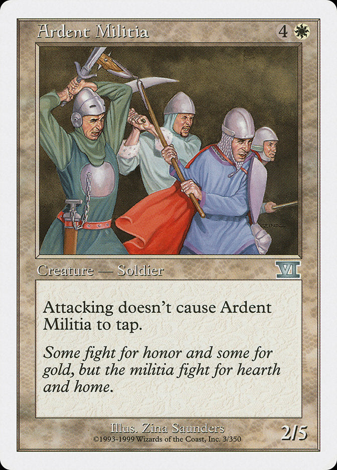 Ardent Militia [Classic Sixth Edition] | Game Haven TX