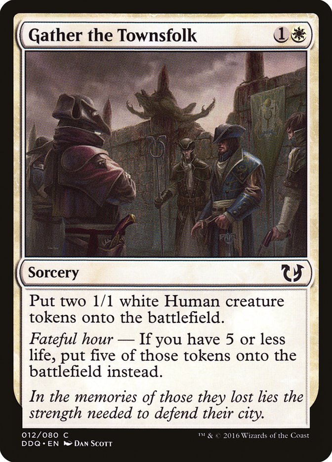 Gather the Townsfolk [Duel Decks: Blessed vs. Cursed] | Game Haven TX