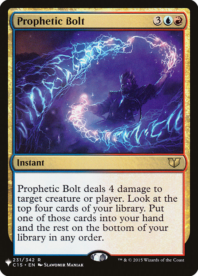 Prophetic Bolt [Mystery Booster] | Game Haven TX