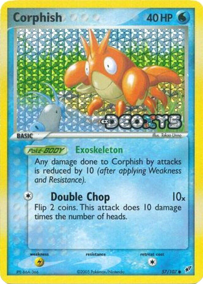 Corphish (57/107) (Stamped) [EX: Deoxys] | Game Haven TX