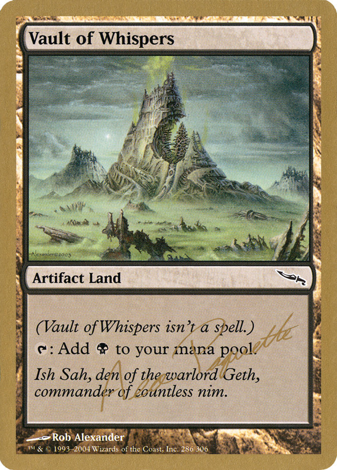 Vault of Whispers (Aeo Paquette) [World Championship Decks 2004] | Game Haven TX