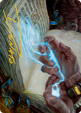 Mystic Redaction Art Card (Gold-Stamped Signature) [Modern Horizons 2 Art Series] | Game Haven TX