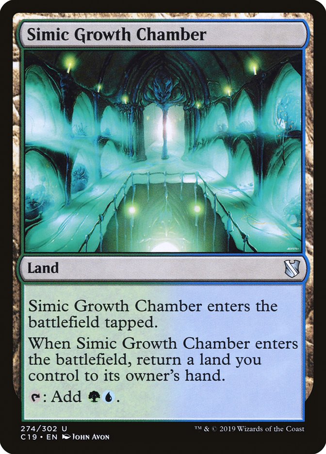 Simic Growth Chamber [Commander 2019] | Game Haven TX