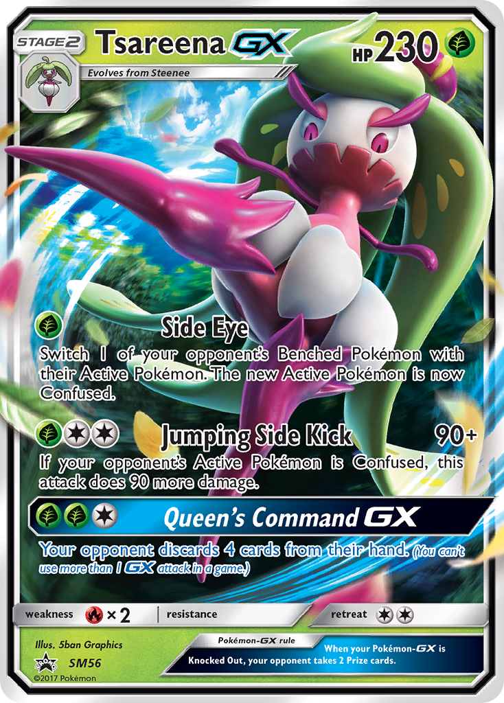 Tsareena GX (SM56) [Sun & Moon: Black Star Promos] | Game Haven TX