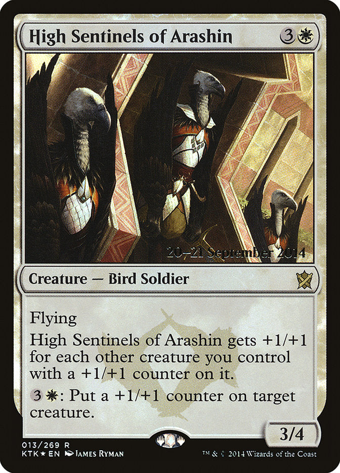High Sentinels of Arashin [Khans of Tarkir Promos] | Game Haven TX