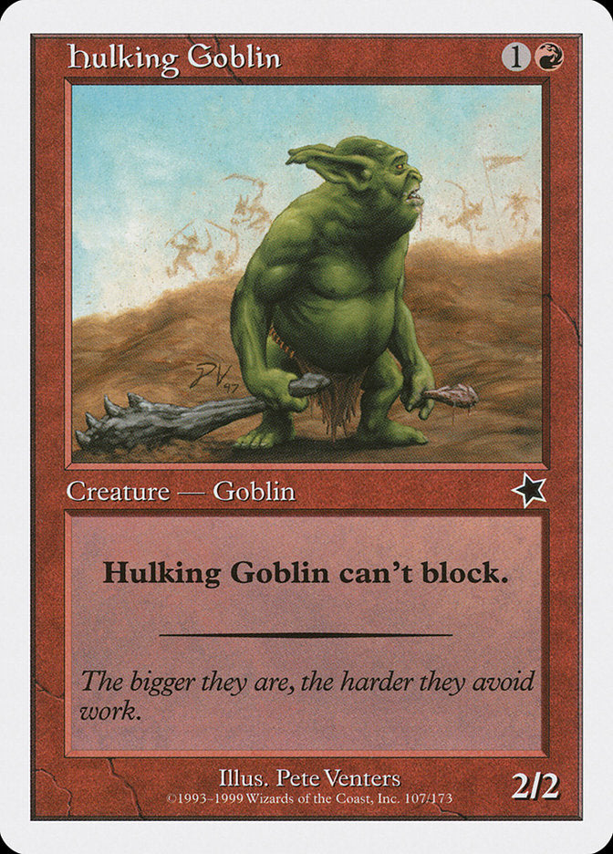 Hulking Goblin [Starter 1999] | Game Haven TX