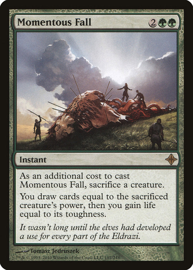 Momentous Fall [Rise of the Eldrazi] | Game Haven TX