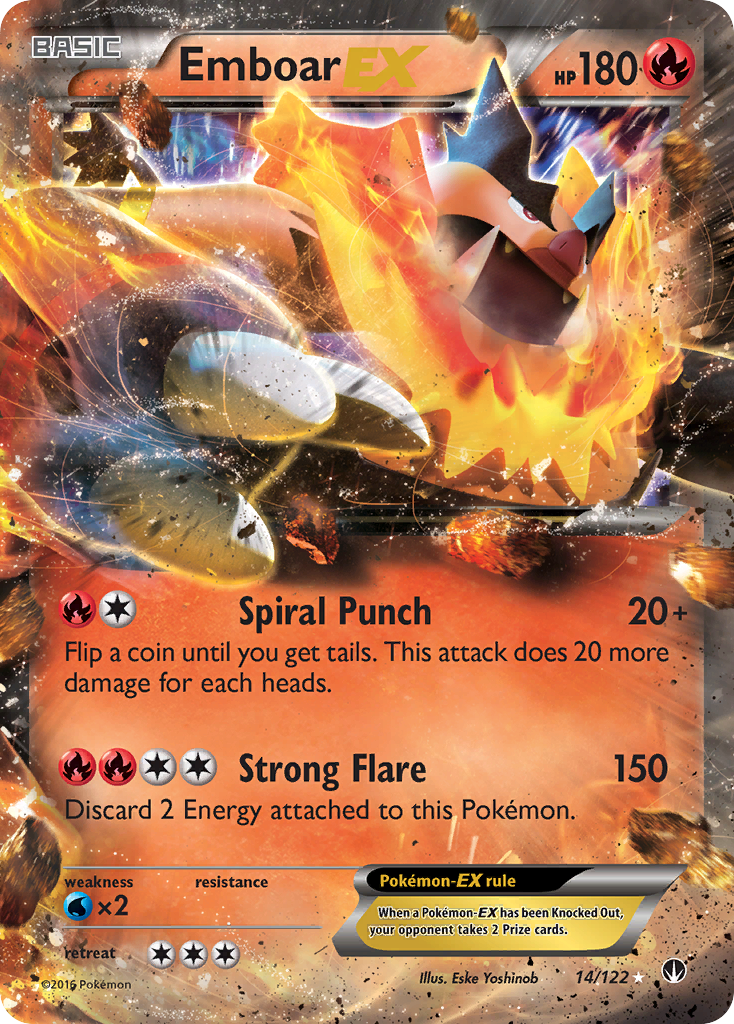 Emboar EX (14/122) [XY: BREAKpoint] | Game Haven TX