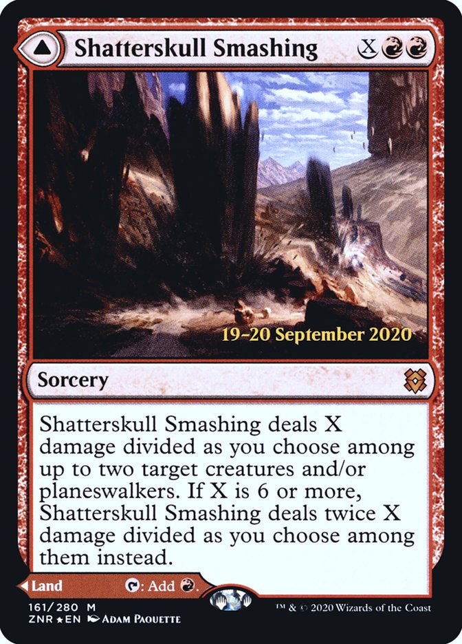 Shatterskull Smashing // Shatterskull, the Hammer Pass [Zendikar Rising Promos] | Game Haven TX