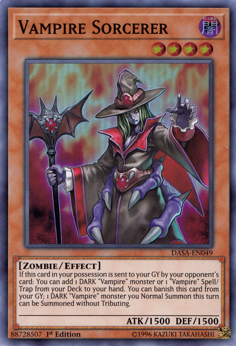 Vampire Sorcerer [DASA-EN049] Super Rare | Game Haven TX