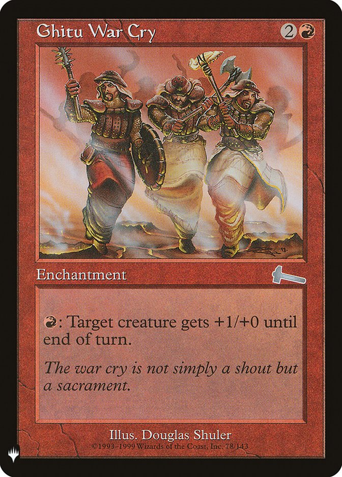 Ghitu War Cry [Mystery Booster] | Game Haven TX