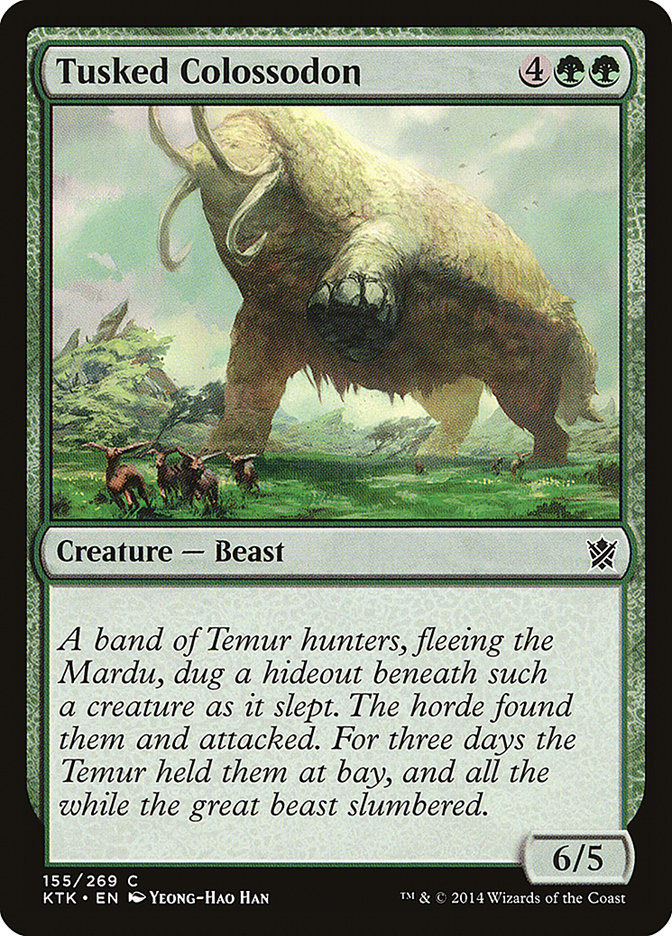 Tusked Colossodon [Khans of Tarkir] | Game Haven TX