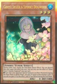Ghost Sister & Spooky Dogwood (Alternate Art) [MAGO-EN013] Gold Rare | Game Haven TX